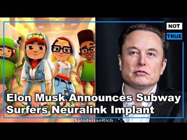 Elon Musk Announces Subway Surfers Neuralink Implant