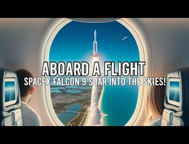 Passengers' Unforgettable View of SpaceX Falcon 9 Launch from 30,000 Feet! #falcon9launch #spacex