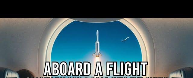 Passengers' Unforgettable View of SpaceX Falcon 9 Launch from 30,000 Feet! #falcon9launch #spacex