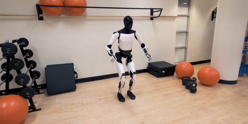 Tesla recently unveiled the latest version of its robot | Fox News Video