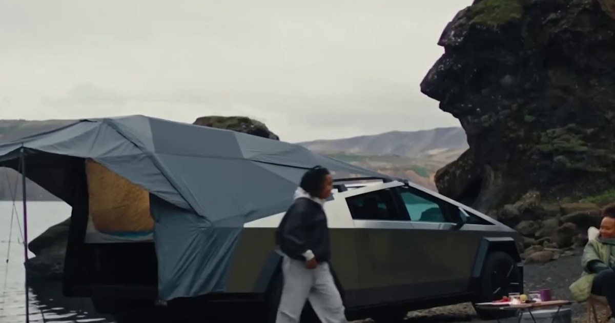 Tesla faces criticism over new Cybertruck tent