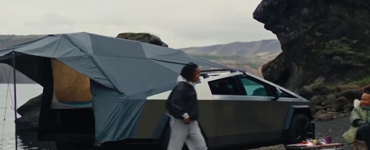 Tesla faces criticism over new Cybertruck tent