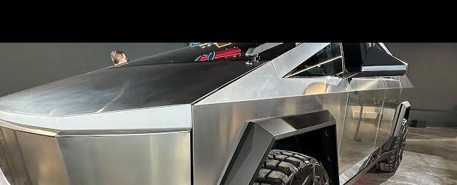A peek under the Tesla Cybertruck! 👀