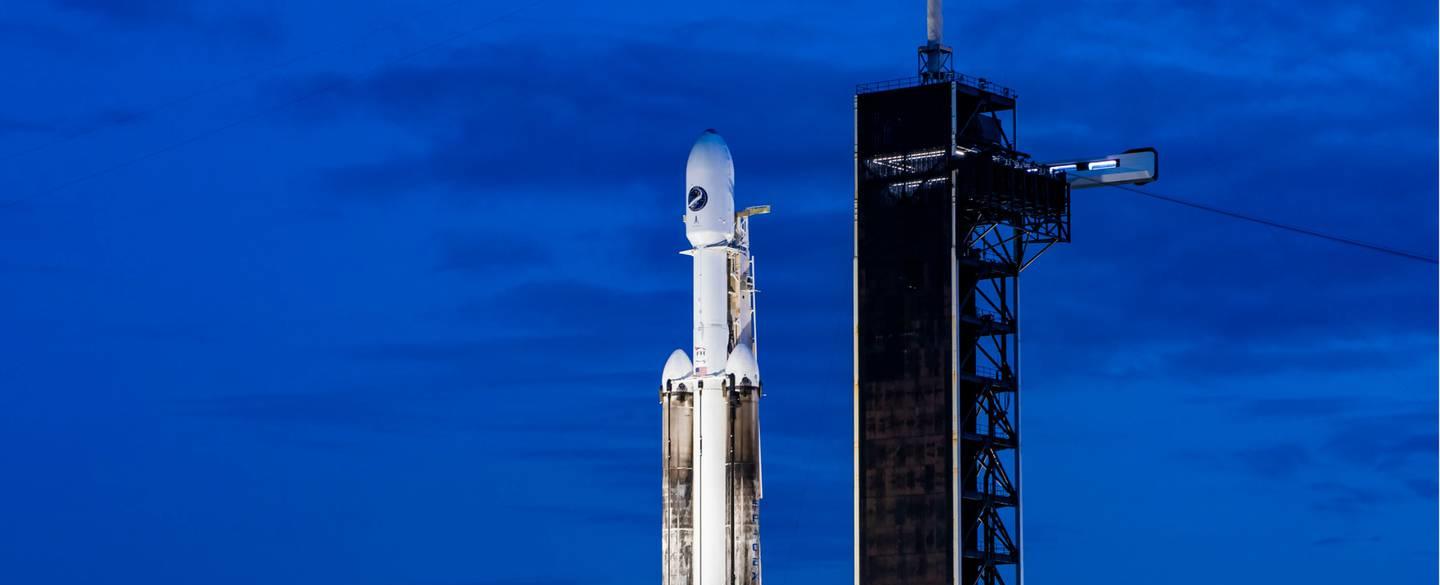 SpaceX set for rescheduled Falcon Heavy rocket launch Thursday