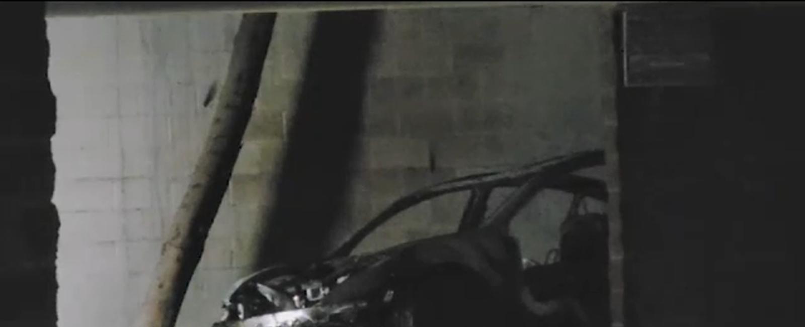 Tesla fire in Valley Village leads to LAPD finding burned body nearby; cause still under investigation