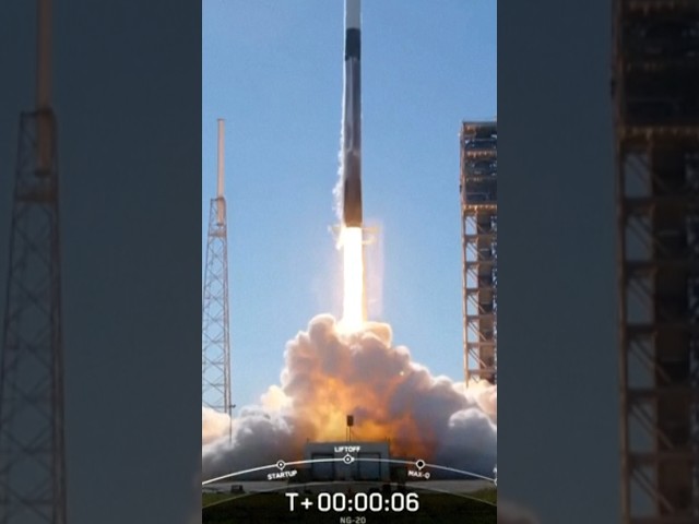 SpaceX Falcon 9 Launches Cygnus Cargo Ship to ISS