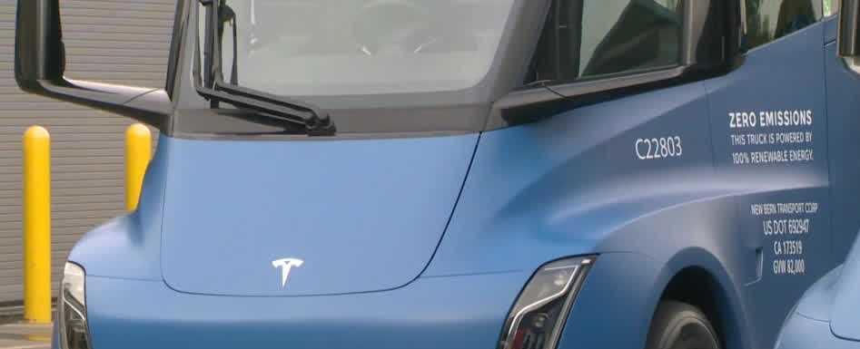 PepsiCo unveils fleet of all-electric Tesla semitrucks