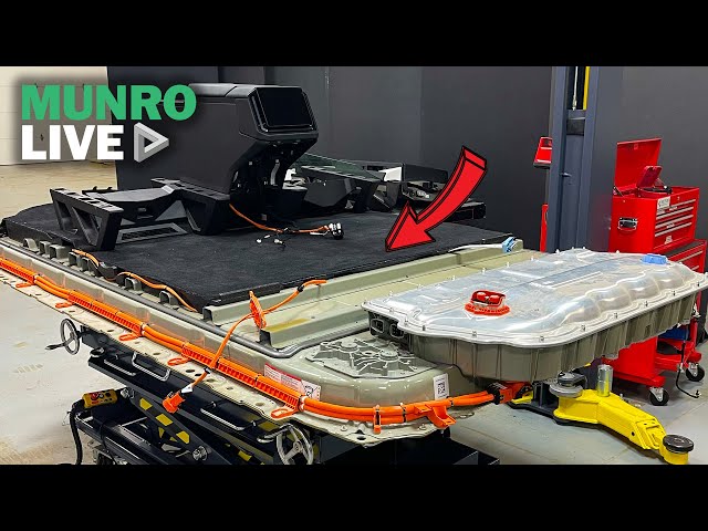 Dropping the Battery Pack in Our Tesla Cybertruck!