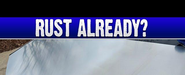 Tesla Cybertruck Rust Already Due to Rain? Rail Dust?