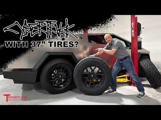 Will 37” Tires Fit on Cybertruck? Tesla Cybertruck Dissection & Inspection Continues! - Part 4