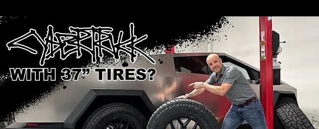 Will 37” Tires Fit on Cybertruck? Tesla Cybertruck Dissection & Inspection Continues! - Part 4