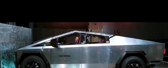 New Tesla Cybertruck – An electric pickup model that is bulletproof