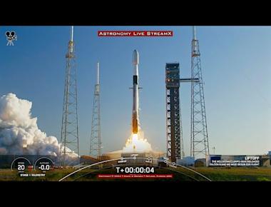 🚀 SpaceX Starlink Group 6-39 Falcon 9 Block 5 - February 25, 2024 - 5:06 PM EST, 4K 60 FPS HDR 🚀