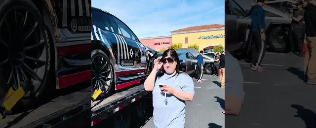 Tesla Cybertruck Meet up with Teslas of SCV