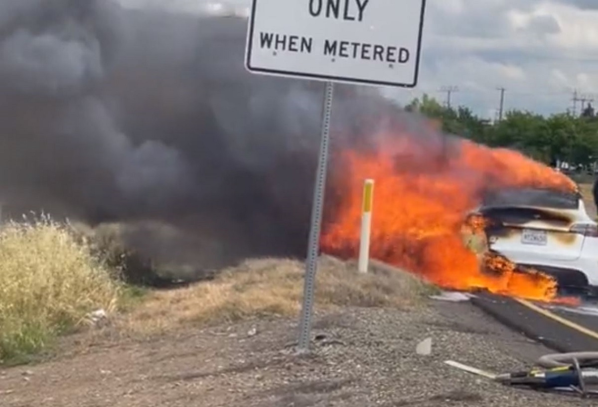 Tesla Owner Speechless at Company's Response After Car Bursts Into Flames