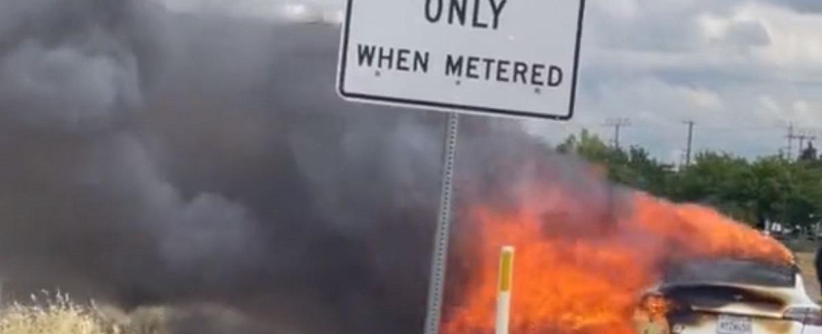 Tesla Owner Speechless at Company's Response After Car Bursts Into Flames