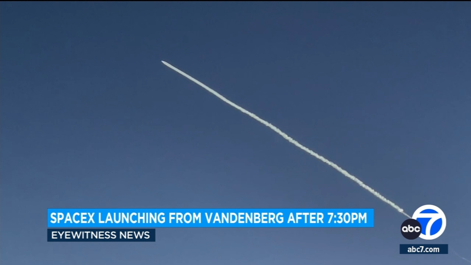 SpaceX Falcon 9 rocket set to launch from Vandenberg Space Force Base Thursday