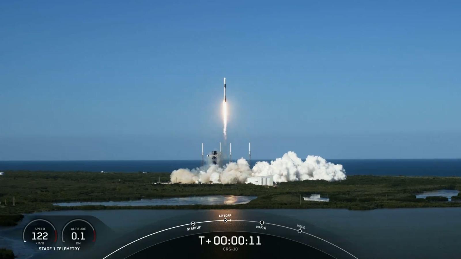 Mira el lanzamiento de la nave espacial Dragon de SpaceX | Video