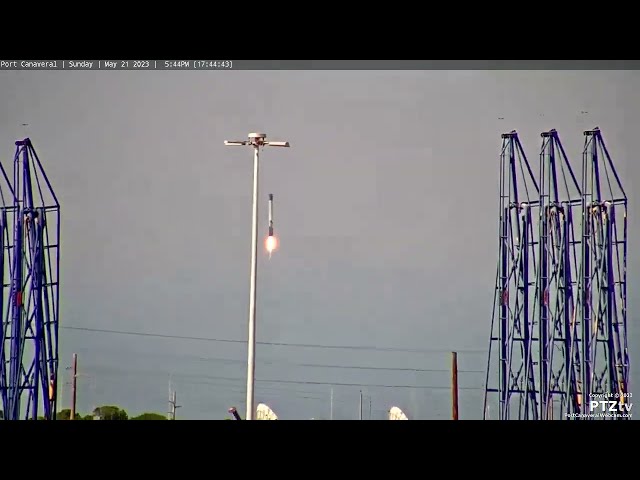 SpaceX Ax-2 Mission Launch and Return of Falcon 9 First Stage 5/21/2023