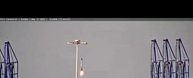 SpaceX Ax-2 Mission Launch and Return of Falcon 9 First Stage 5/21/2023