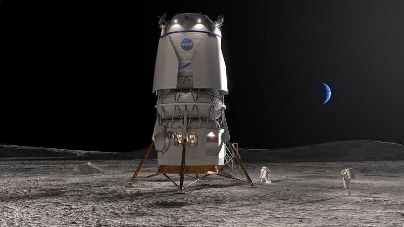 NASA taps Blue Origin to join SpaceX in building lunar landers