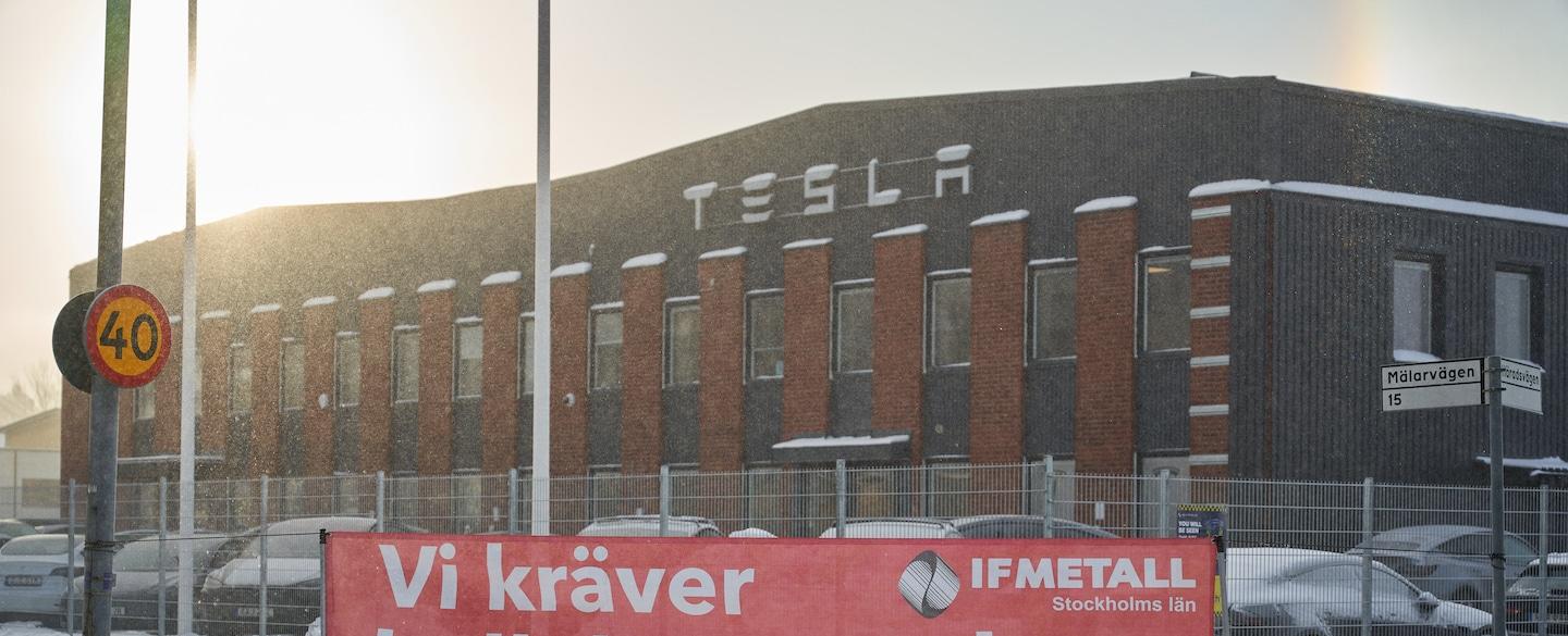 Tesla strike in Sweden tests Elon Musk’s anti-union stance
