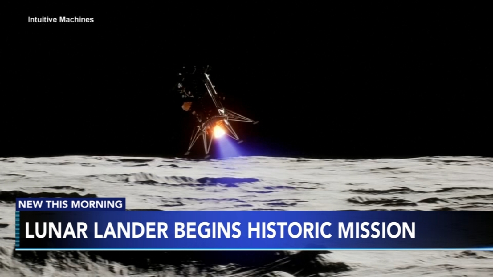 Odysseus lunar lander launch: SpaceX Falcon 9 rocket blasts off into space, aiming for historic US moon landing