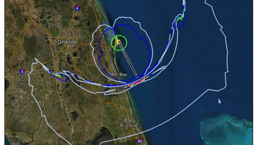 SpaceX Falcon 9 rockets landing at Cape Canaveral bring sonic booms
