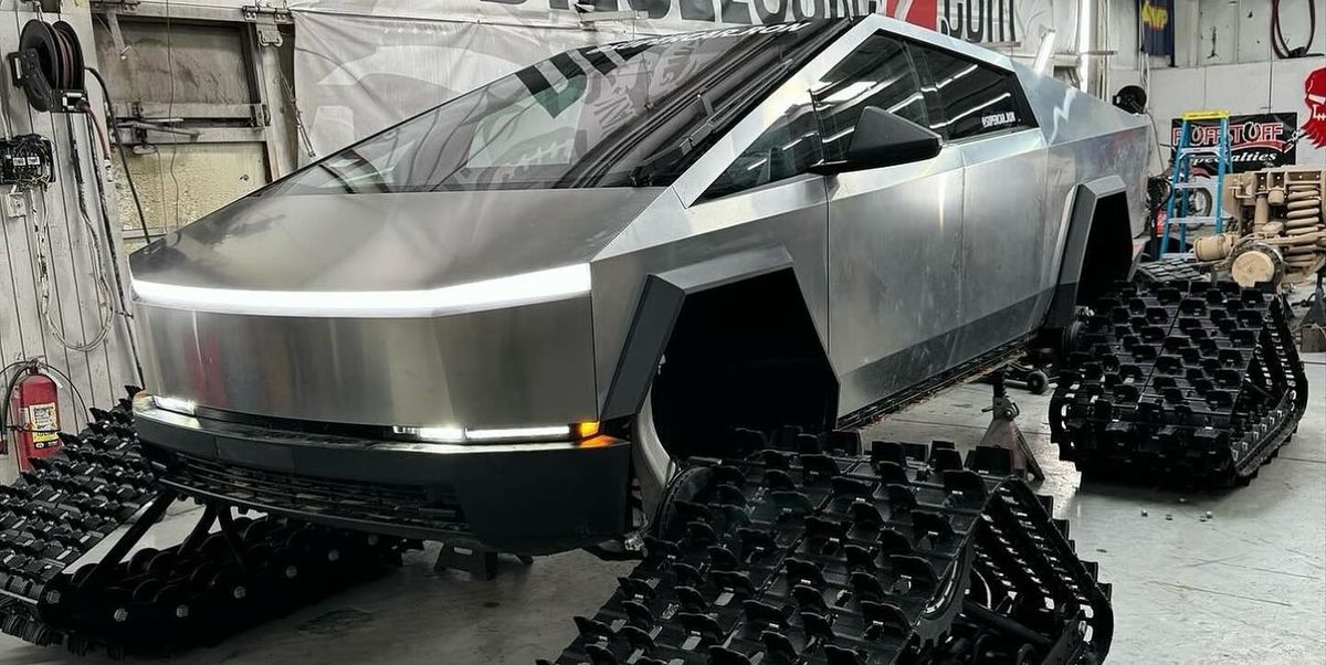 Este Tesla Cybertruck se ha convertido en una auténtica bestia de las nieves