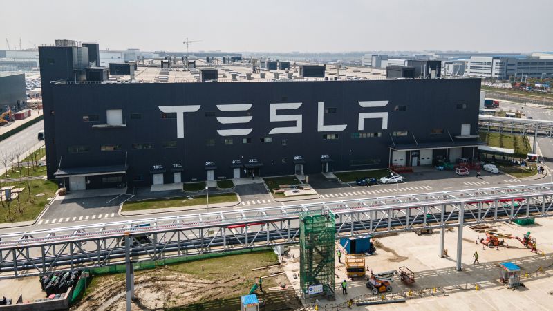 Tesla recalls 1.6 million cars in China to reduce risk of collisions | CNN Business