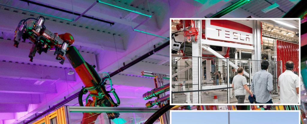 Tesla factory worker attacked by robot that dug claws into back, arm