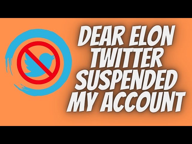 Dear Elon Musk Twitter Permanently Suspended My Account
