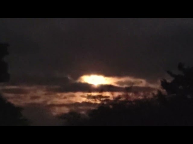 SpaceX Falcon 9 Heavy Launch, From Oviedo FL. Cloudy Night.