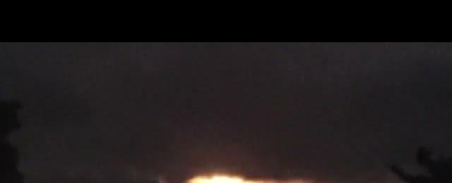 SpaceX Falcon 9 Heavy Launch, From Oviedo FL. Cloudy Night.