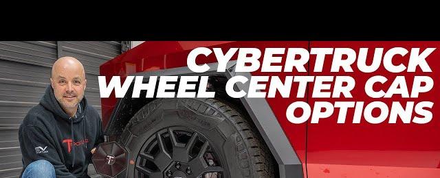 Cybertruck Center Cap and Hub Cover Upgrades for Factory Wheels - Replacement for Tesla Aero Cover