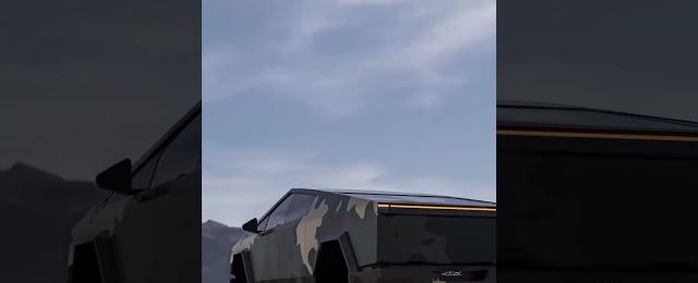 Camo Wrapped Tesla Cybertruck is HERE! #cybertruck #liftedtrucks #wrappedcars #truck #paintisdead