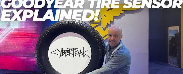 Tesla Cybertruck Goodyear Bluetooth Tire Tread Sensor Explained! New & Not the Same as Valve TPMS ℹ️