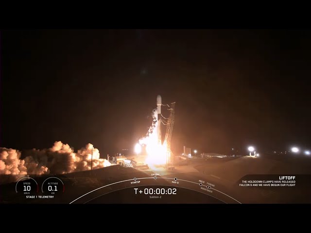🚀 SpaceX Falcon 9 - SARah 2 & 3 Launch From Vandenberg Air Force Base, California  - 12/24/2023 🚀