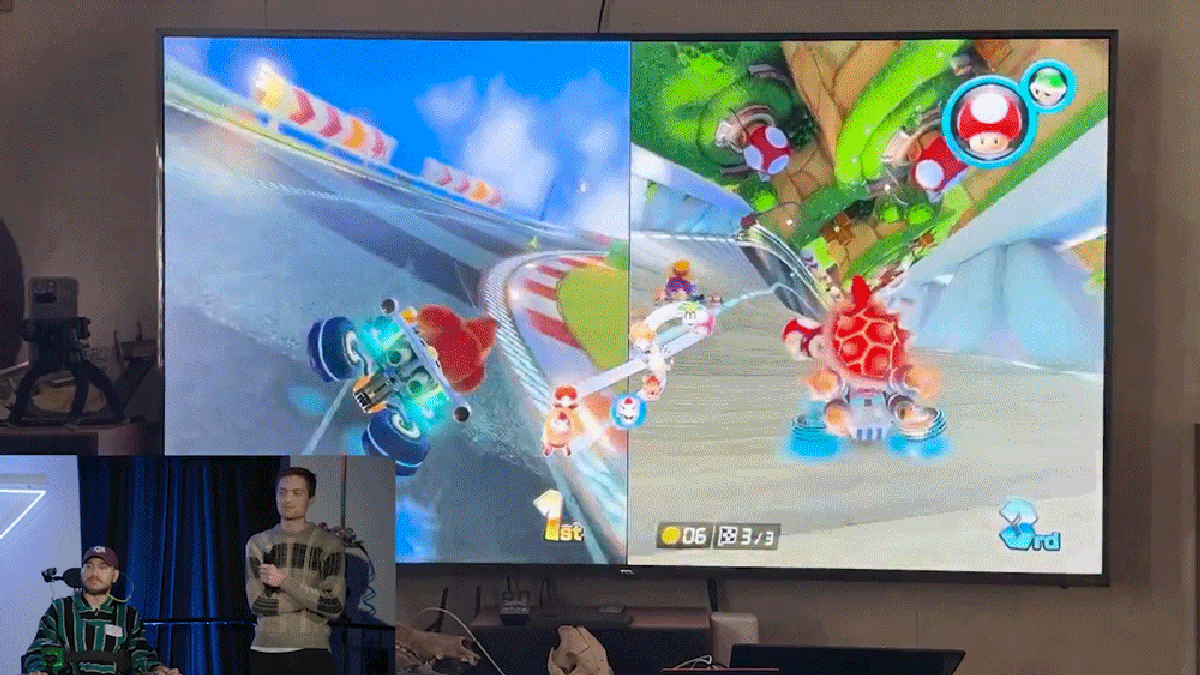 El primer paciente humano con Neuralink de Elon Musk juega Mario Kart con manos libres
