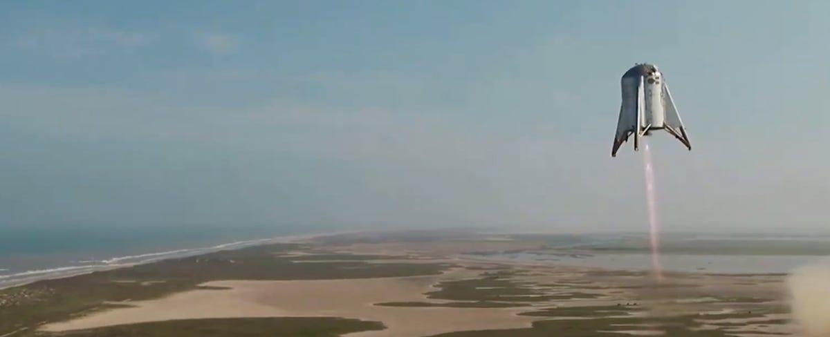 SpaceX Starhopper rocket prototype takes giant leap for Elon Musk
