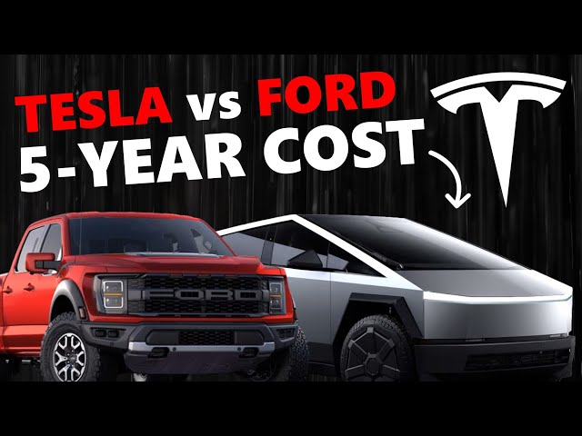 Tesla Cybertruck vs Ford F-150: True 5 Year Cost Comparison