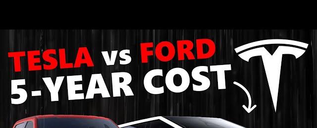 Tesla Cybertruck vs Ford F-150: True 5 Year Cost Comparison