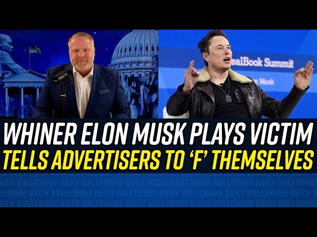 Man-child Elon Musk LOSES CONTROL During Interview - ATTACKS TWITTER ADVERTISERS!!!