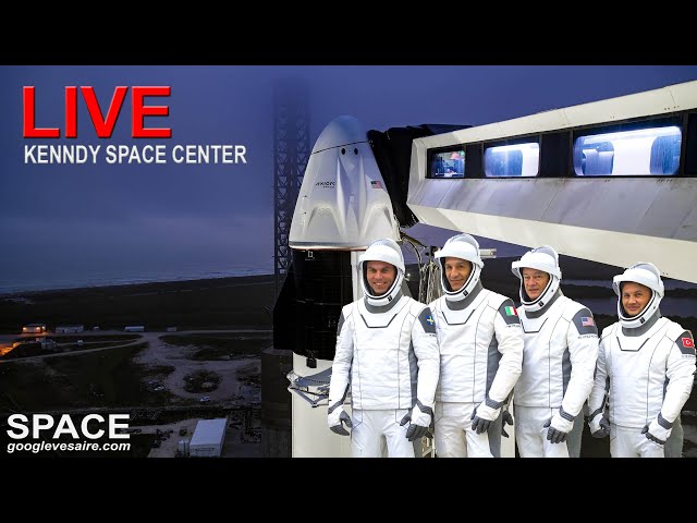 NOW! LIVE : SpaceX Falcon 9 Launch and Landing | Axiom Space Mission 3