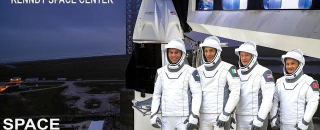 NOW! LIVE : SpaceX Falcon 9 Launch and Landing | Axiom Space Mission 3