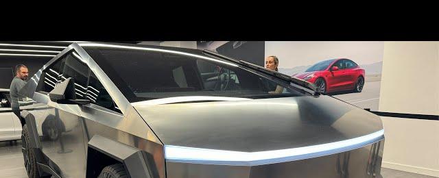 I drove 4 HOURS to see the TESLA CYBERTRUCK!