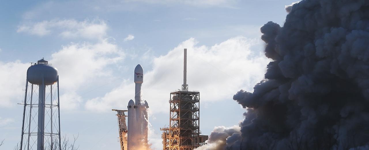 SpaceX targeting evening launch of Falcon Heavy from Florida