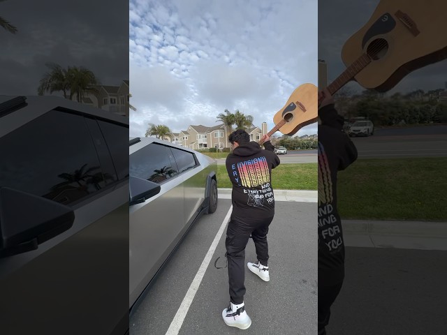 The $80K Tesla Cybertruck is WILD. 🫨 &itsderekwolf