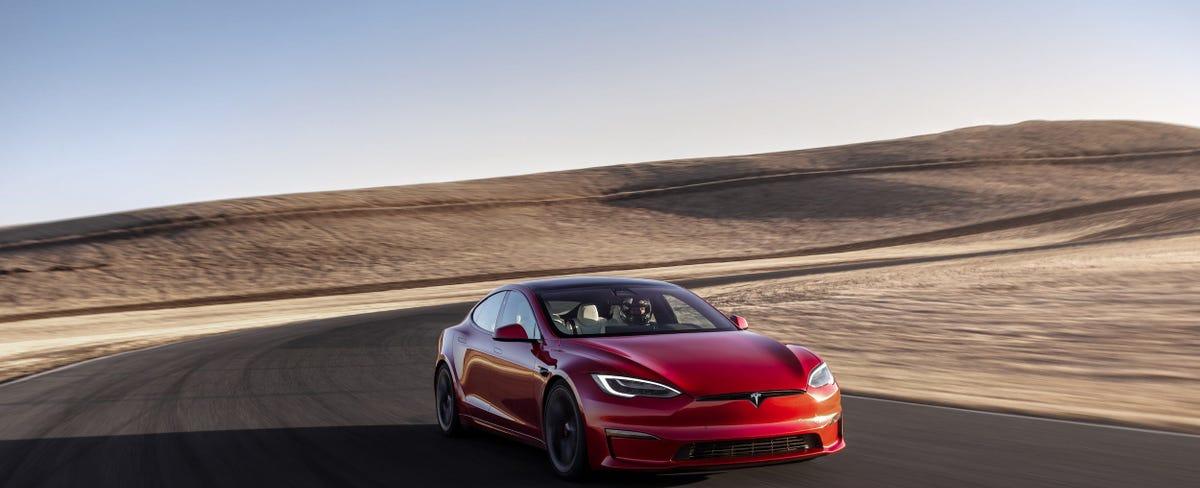 Tesla Model S Beats Porsche on Production EV Lap Record at Nürburgring