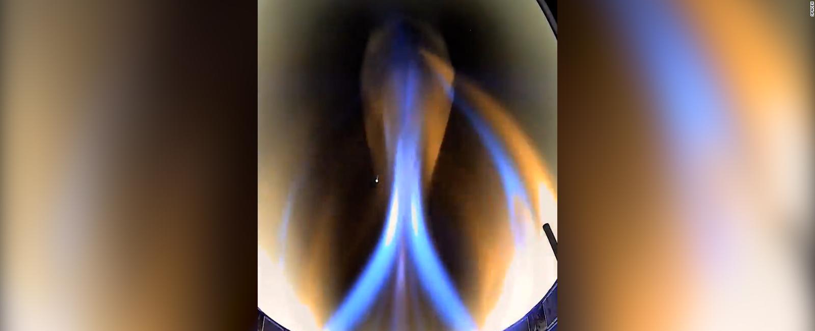 De película: SpaceX comparte cómo se ve desde un cohete en el momento que reingresa a la Tierra